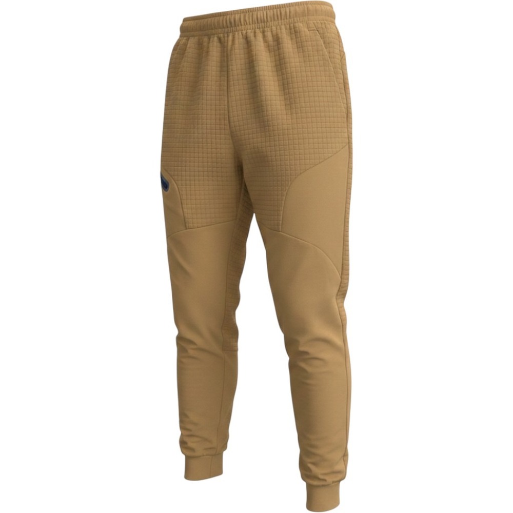 Under Armour Mens Tan Grid Quilted Hybrid Jogger Sweatpants Large L 1366179-200